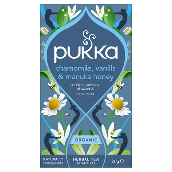 Pukka Organic Chamomile, Vanilla & Manuka Honey Tea 20 per pack