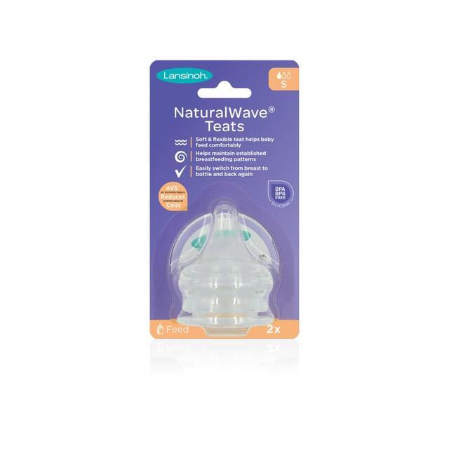 Lansinoh Silicone Bottle Teats Slow Flow 2 per pack - Special Offer