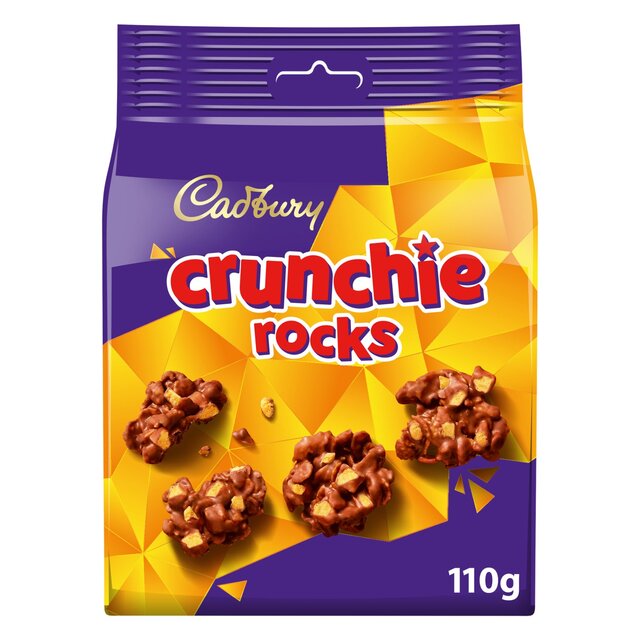 Cadbury Crunchie Rocks Chocolate Bolsa 110g 