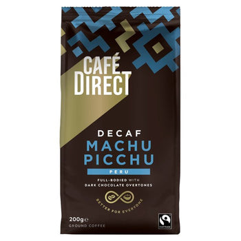 Cafedirect Fairtrade Decaf Machu Picchu Ground Coffee 200g