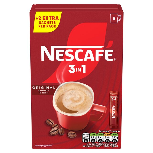 NESCAFE ORIGINAL 3 en 1 6 por paquete