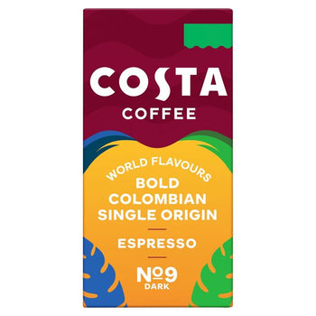 Costa Coffee Nespresso kompatibler kolumbianischer Braten Espresso 10 pro Pack