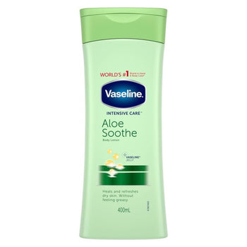 Cuidados intensivos de vaselina aloe alma loción corporal 400ml