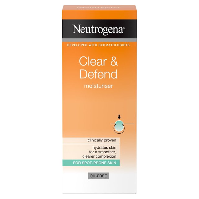 Neutrogena claire et défendre l'hydratant sans huile 50 ml