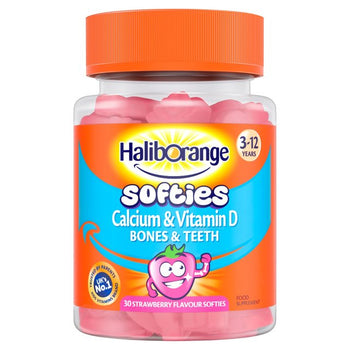 Haliborange Calcium & Vitamin D Softies Strawberry 30 per pack