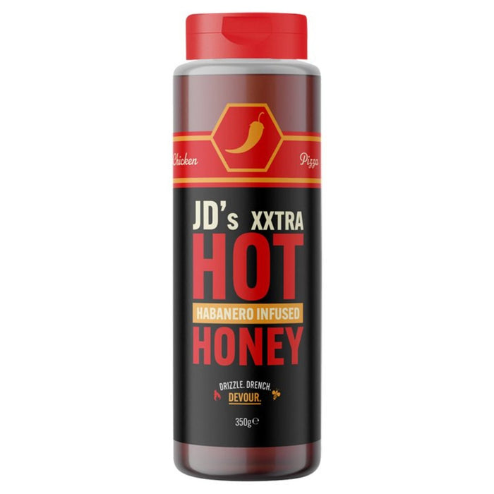 JD's Hot Honey XXTRA HOT HANBANERO Honey 350G