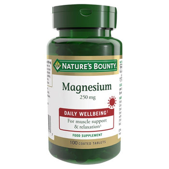 Nature's Bounty Magnésium Supplément complément 250 mg 100 par paquet