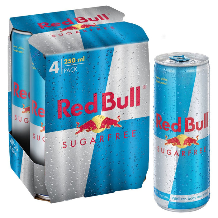 Red Bull Sugar gratuit 4 x 250 ml