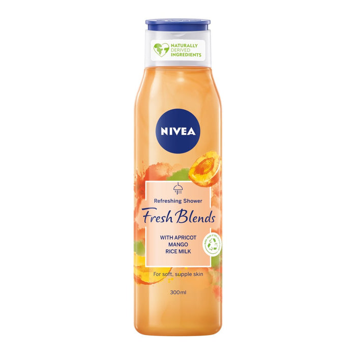 Nivea Fresh Blends Apricot & Mango Rice Milk Shower Gel Gel Cream 300ml