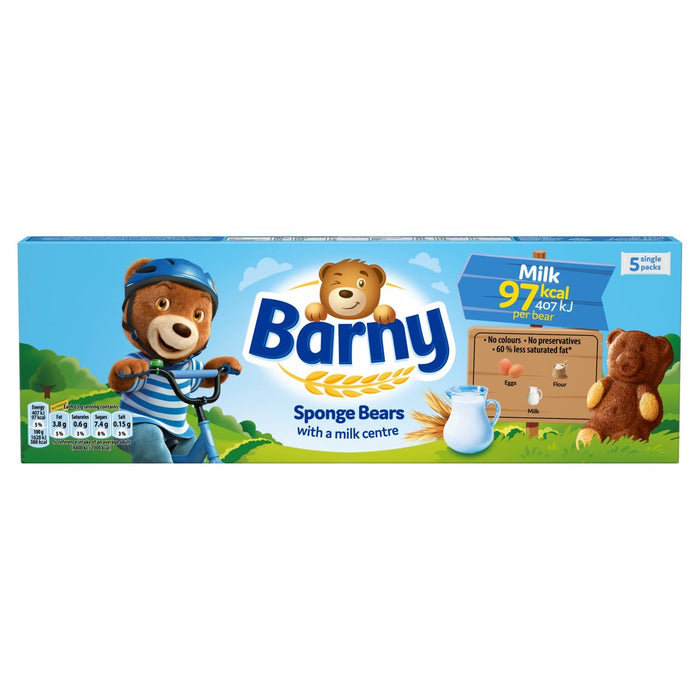 Barny Milk Oso Esponjoso 5 Pack Multipack 125g 