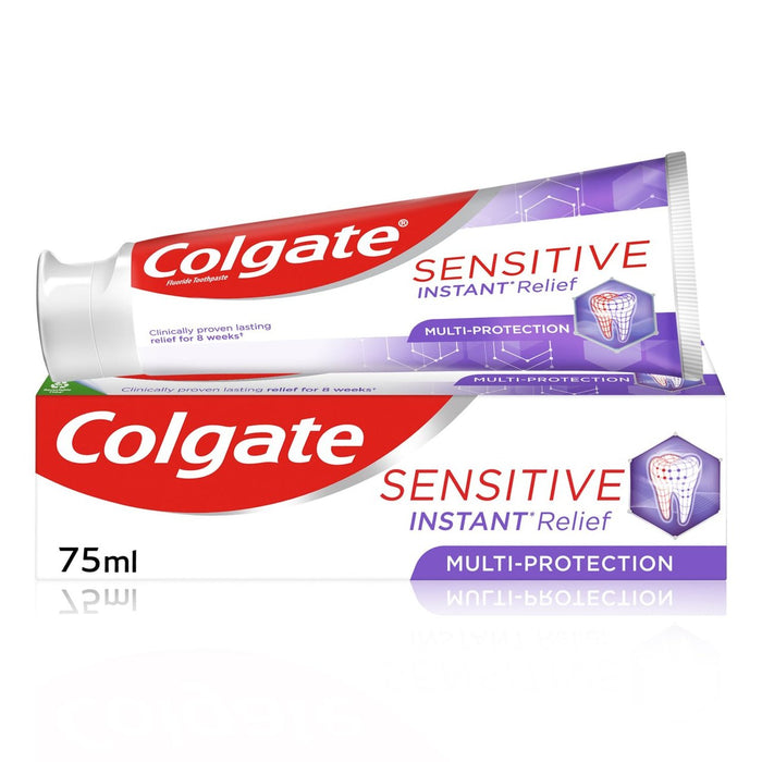 Pasta de dientes de protección múltiple de alivio instantáneo sensible a Colgate 75 ml