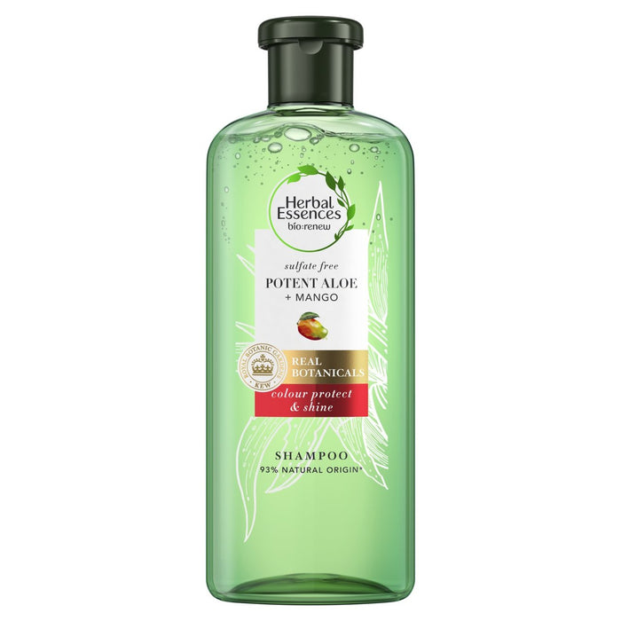 Herbal esencias bio renovar sulfato sulfato shampoo aloe & mango 380ml