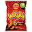 Walkers Wotsits Flamin Hot Snacks 6 par paquet